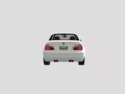 2003 BMW M3 E46 3D print model