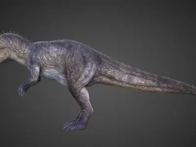 Massive Dinosaur High Resolution 3D Model Low-poly 3D model