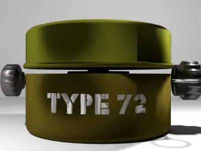 Landmine Anti Personnel Blast Mine 3D model