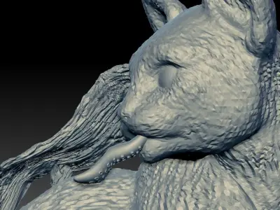 CAT DEATH STRANDING 2 ON THE BEACH 3D model