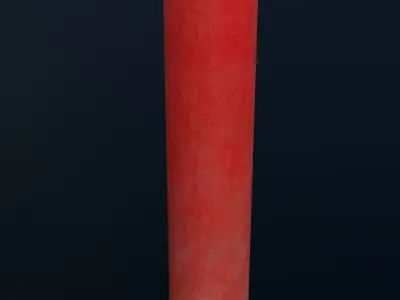 Gas cylinder Free low-poly 3D model purchase