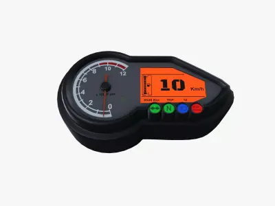 Pulsar bike Meter 3D model