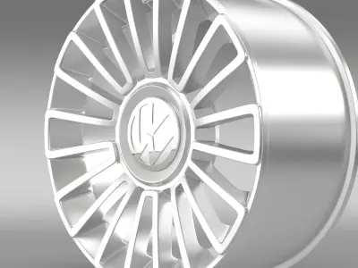 Volkswagen UP  rim 3D model