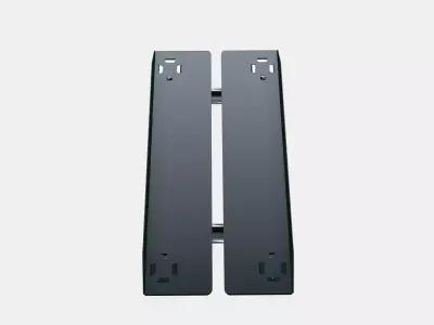 UPPSPEL Cpu stand with castors Low-poly 3D model