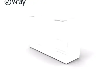 Hangar Wall Segment Textured Model Pack Low-poly 3D model