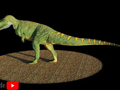 Megalosaurus Single Seat Commercial 3D model