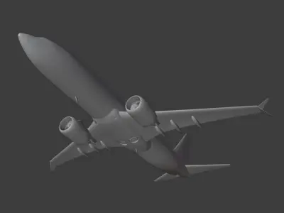 BOEING 737 MAX 8 READY FOR 3D PRINTING 3D print model