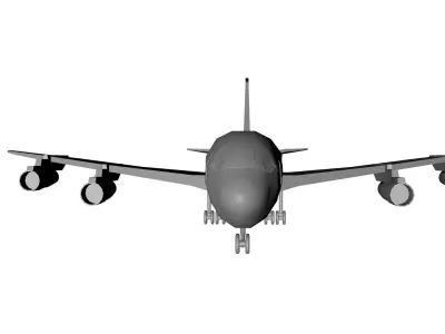 Airplane boeing jetliner - boeing jetliner 3D model