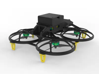 Drone Project 5 inch 3D print model