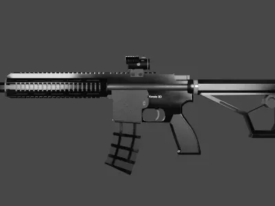 GUNS- NK 47 - RSH 12- sniper rifle 3D model