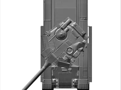 Military Tank Panzer 3D print model