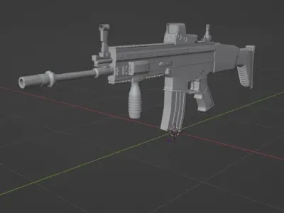 Scar H mod 3D model