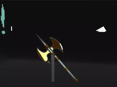 Battel Axe 3D model
