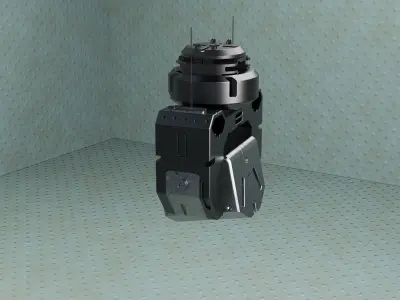 camera dron vol2 scifi planet astro 3D model