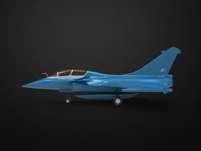 Dassault Rafale 3D model 2