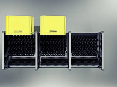 Box for industry 3D model
