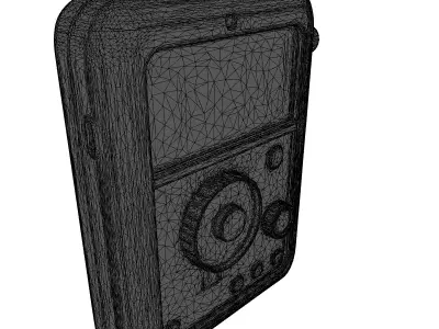 Retro SciFi Green Electronic Device 3D model