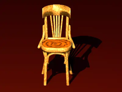 Classic chair 3D model buy