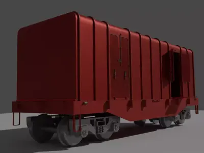 Train Bogie 3D model buy