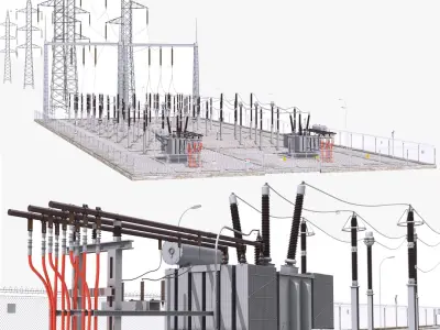 Substation 2 3D model