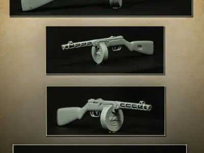 PSPH41 wwii weapon 3D print model