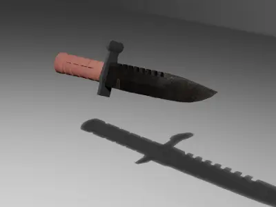 knife 3D model 6