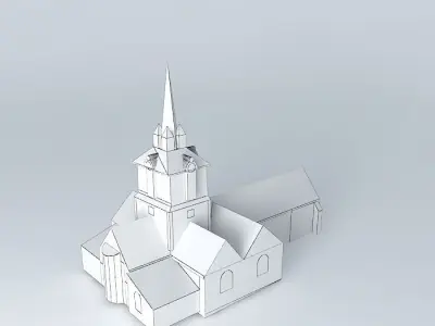 St. Martin's Church Arzal Free 3D model