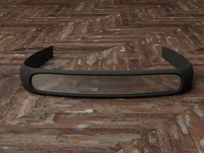 Scifi Glasses Mono Lens Free low-poly 3D model