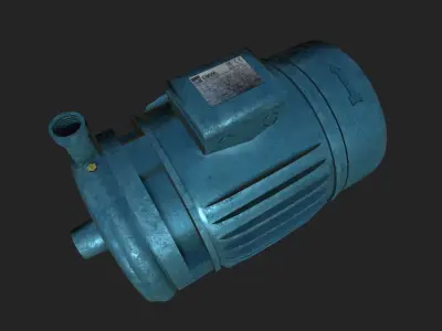 Centrifugal Pump Low-poly 3D model purchase
