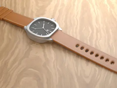 Fictional Strap Watch 3D model