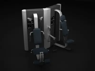 Multistation Twin Machine 3D model