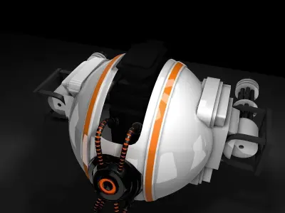 Sci fi drone 3D model by ymcgi