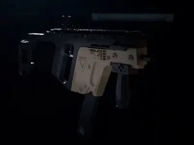 Vector taser gun 3D model