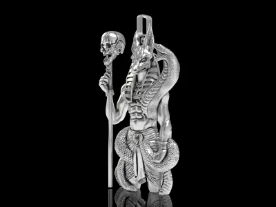 Egyptian God Hip Hop Pendant 3D print model