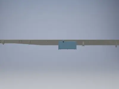 Truck chassis design  3D model