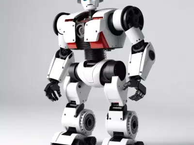 Broken Toy Robot 3D Model 3D model