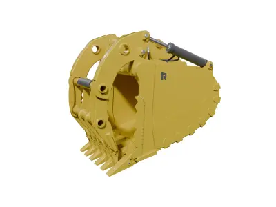 Excavator Bucket Rockland Krypto Klaw Bucket 3D model Low-poly 3D model