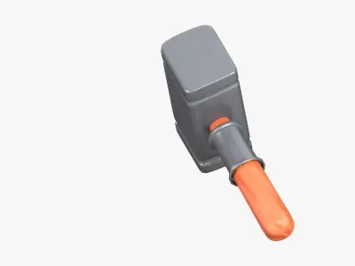 Hammer 3D Illustration 3D model purchase
