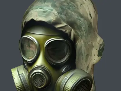 Helmet 3d model military combat Military Low-poly  Low-poly 3D model purchase
