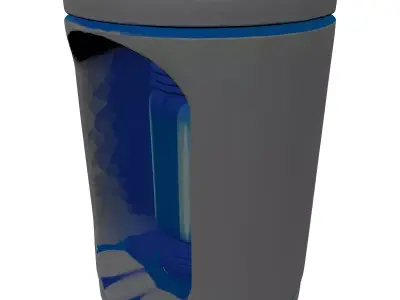 Futuristic Energy Core Device 3D model purchase