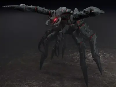 Insect PBR Free low-poly 3D model