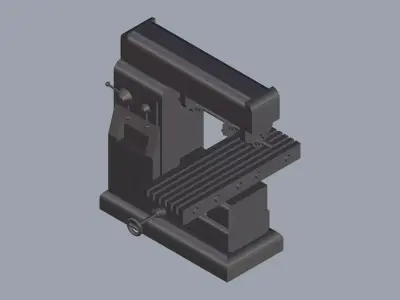 Universal Milling Machine 3D model