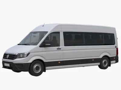 VW Crafter 2Gen L4H3 MiniBus 3D model