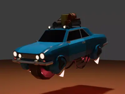  Torino Retro-Futurista 3D model