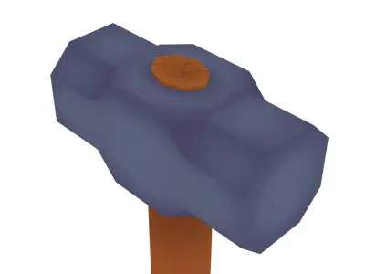 Sledgehammer - Hand Painted 3D model