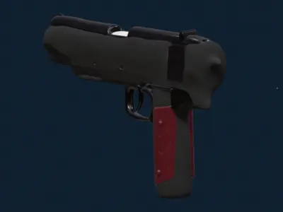 Shadow strike Pistol 01 3D model