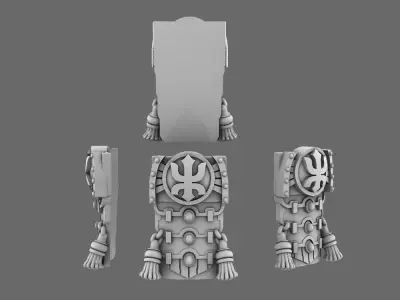 Red Ronin Samurai Tabards 3D print model