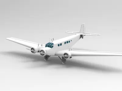 Junkers Ju 52 3D model