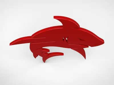 Shark Pendant Free 3D print model purchase