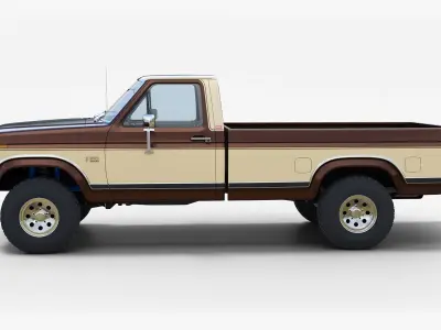 1986 Ford F-150 3D model